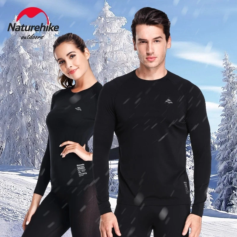 

Naturehike 6 set Winter Thermal Underwear Men Women Outdoor Sports Long Johns Quick Dry Skiing Camping Keep Warm Underwear Sets