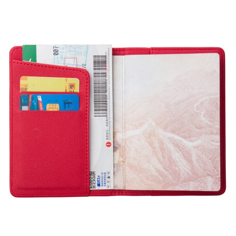

New Travel Passport Holder Cover ID Card Ticket Pouch Bag Protector Organizer LX9F