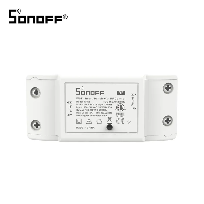 Беспроводной настенный выключатель Sonoff для умного дома RF 433 МГц с дистанционным