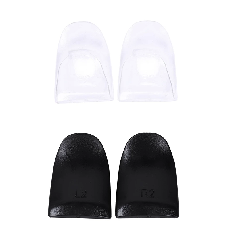2 пары пластиковых резиновых изогнутых L2 R2 расширенных триггеров кнопок для PS4