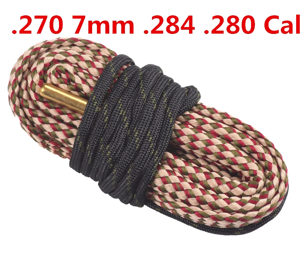 Охотничьи отверстия для чистки змеиной винтовки 22 Cal 223 5,56 мм/7,62 мм. 308. 300. 303Cal/9 мм Калибр канат Boresnake винтовка ствол комплект Caza