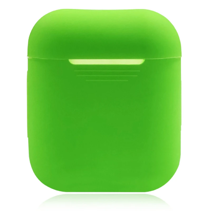 Green Briame ТПУ силиконовый Bluetooth беспроводной чехол для наушников для AirPods защитный чехол Аксессуары для Apple Airpod зарядная коробка - Цвет: Green