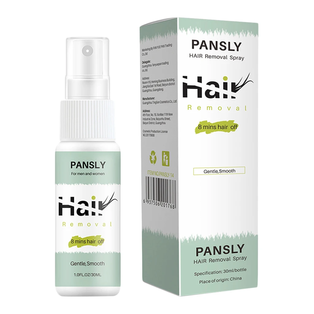 

30ml Gentle Hair Removal Spray Wipe Chest Underarm Legs Hair Remover Body Lotion Permanant Hair Growth Removal Inhibitor Spray