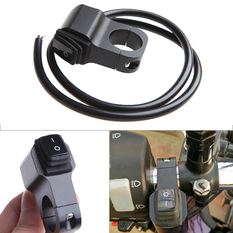 

50LC 7/8″ Waterproof Motorcycle Handlebar Turn Signal Indicator ON OFF Switch 12V New