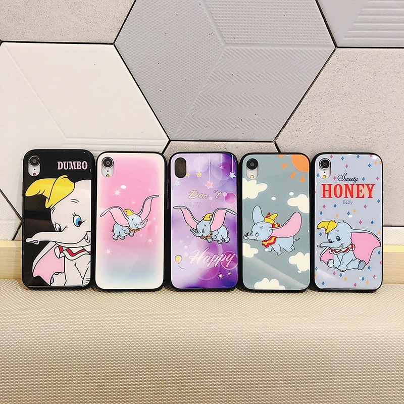 Модный дизайнерский мультяшный стеклянный чехол для телефона iphone 11 Pro X XR XS Max