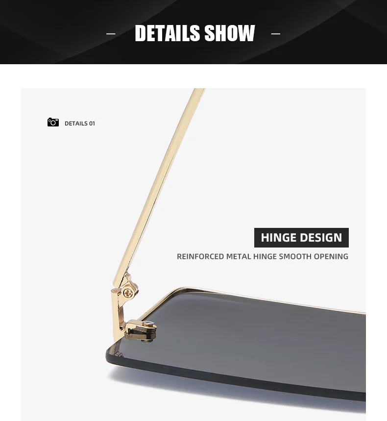 

2021 Fashion Half frame Square Sunglasses Women Men Gradient Sunglasses Brand Design Female Retro Sunglasses UV400