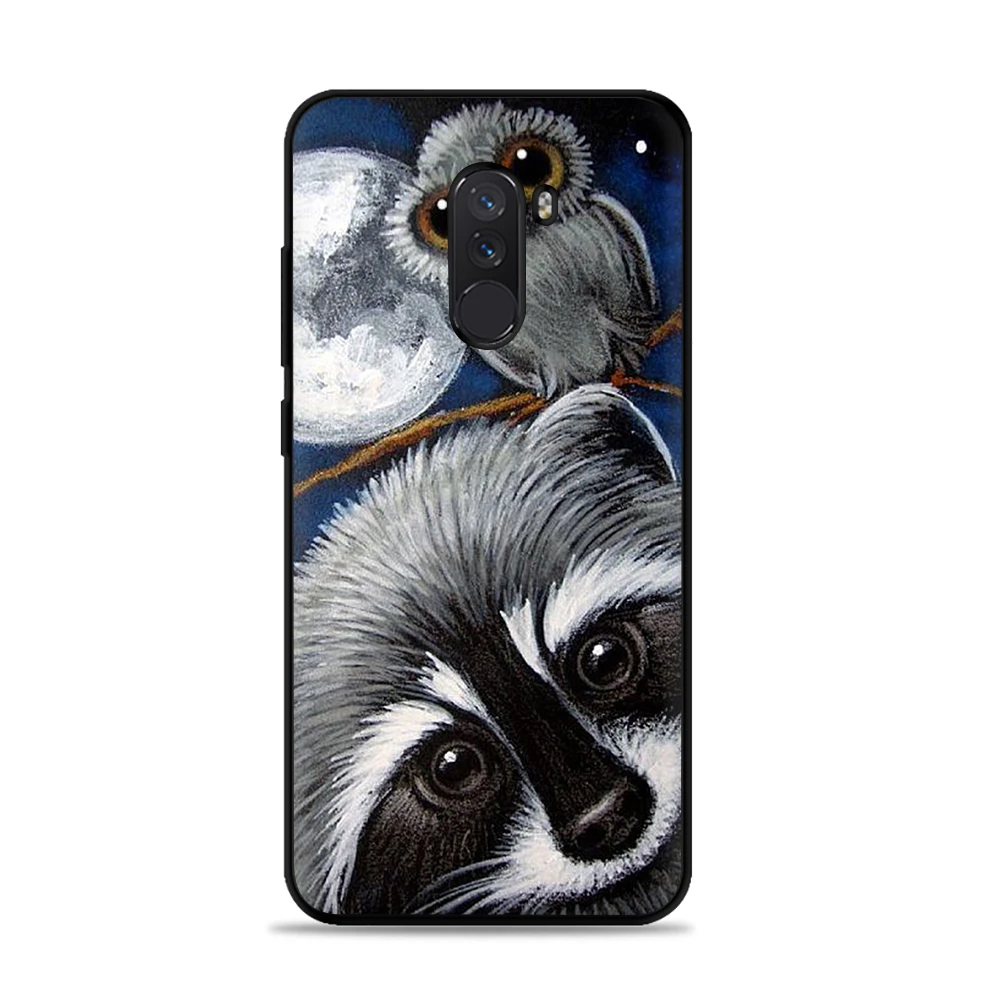 B3 Милый Енот Мягкий ТПУ силиконовый чехол для телефона для Xiaomi Redmi Note 4 4X5 6 7 8 pro 5A prime 8T Xiaomi 9 pro Note 10 - Цвет: B3