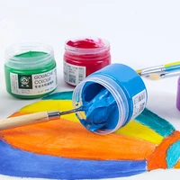 1pcs 100ml gouache painting colour pigment watercolor coloring textile painting drawing students watercolor art supplies