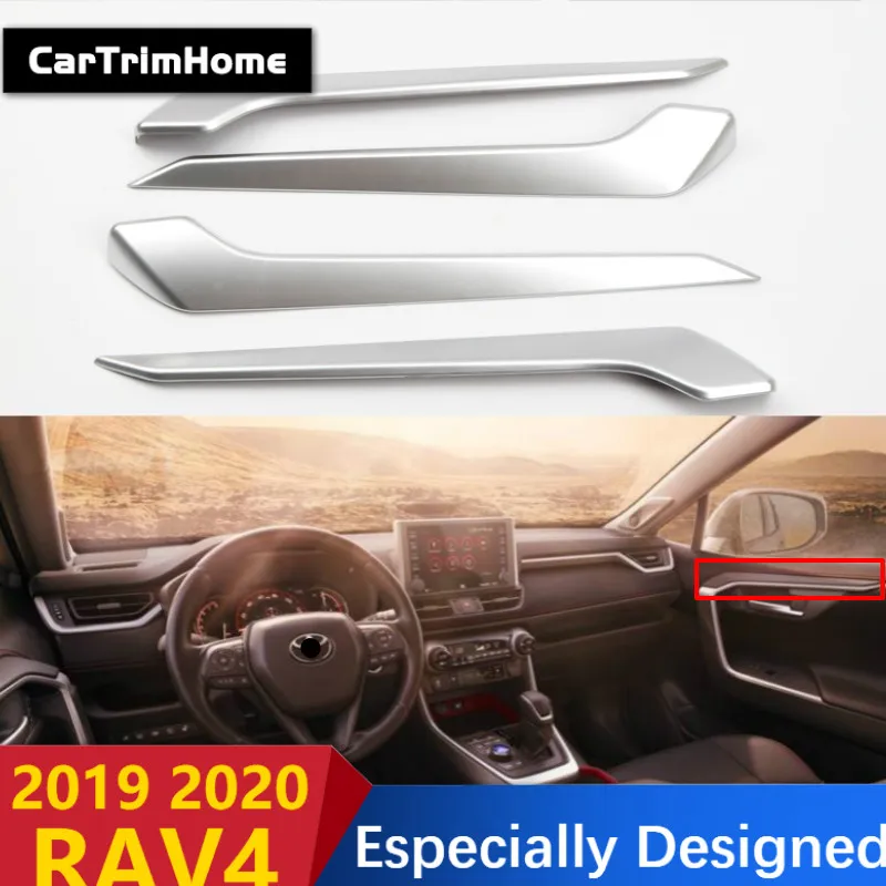 

XA50 car Accessories For Toyota RAV4 2019 2020 Car Styling Interior Accessories Door Trims ABS RAV4 2020