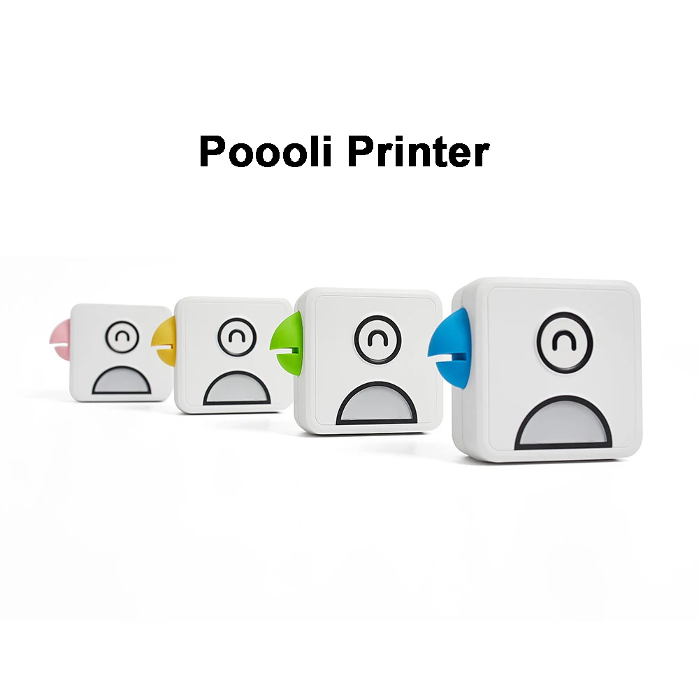 Карманный портативный мини фотопринтер Poooli L1 L2 Bird 300 точек/дюйм для студентов с