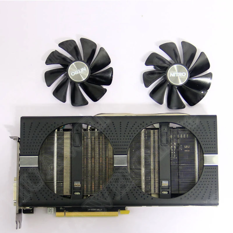 SAPPHIRE Вентилятор Охлаждения видеокарты AMD Radeon для NITRO +/PULSE RX470 RX570 RX480 RX580 RX590 4G/8G