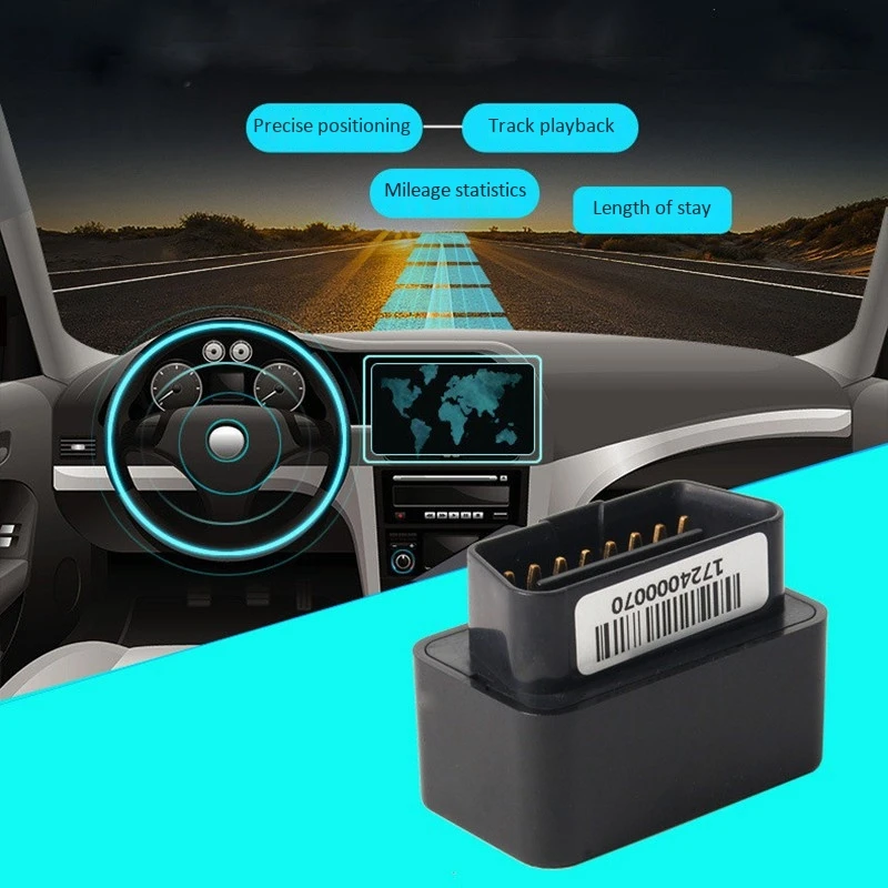 Mini Plug Play OBD GPS трекер устройство слежения за транспортными средствами для