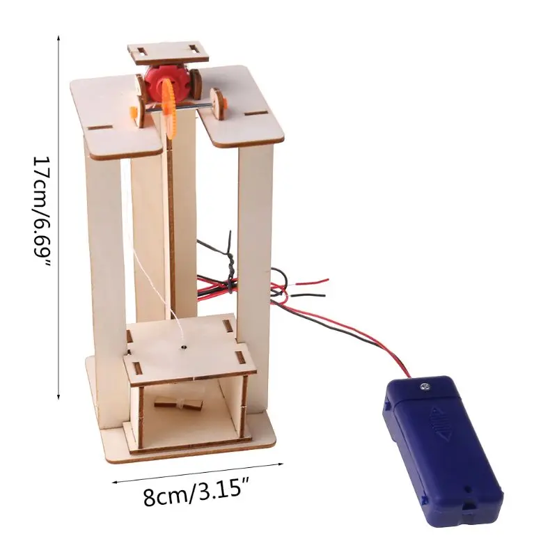 

DIY Electric Elevator Lift Model Children Boy Toys Science Experiment Puzzles Kits Creative Innovation Education For School