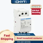 ICHYTI 2P 63a 220V230V 5060HZ Din rail бытовой модульный контактор переменного тока 2NO 2NC 1NO + 1NC