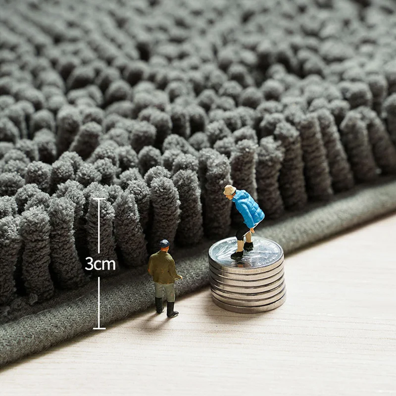 plush long kitchen rug non slip washable kitchen door floor area carpet soft super absorbent mat for bathroom 2 piece set free global shipping