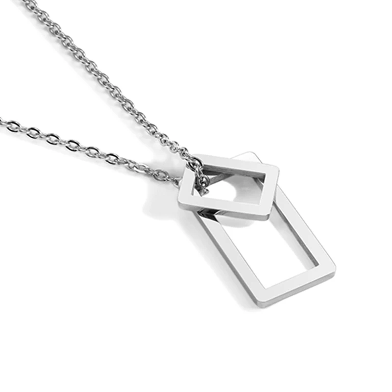 Ожерелье цепь геометрическое ожерелье из нержавеющей стали мужское древнее