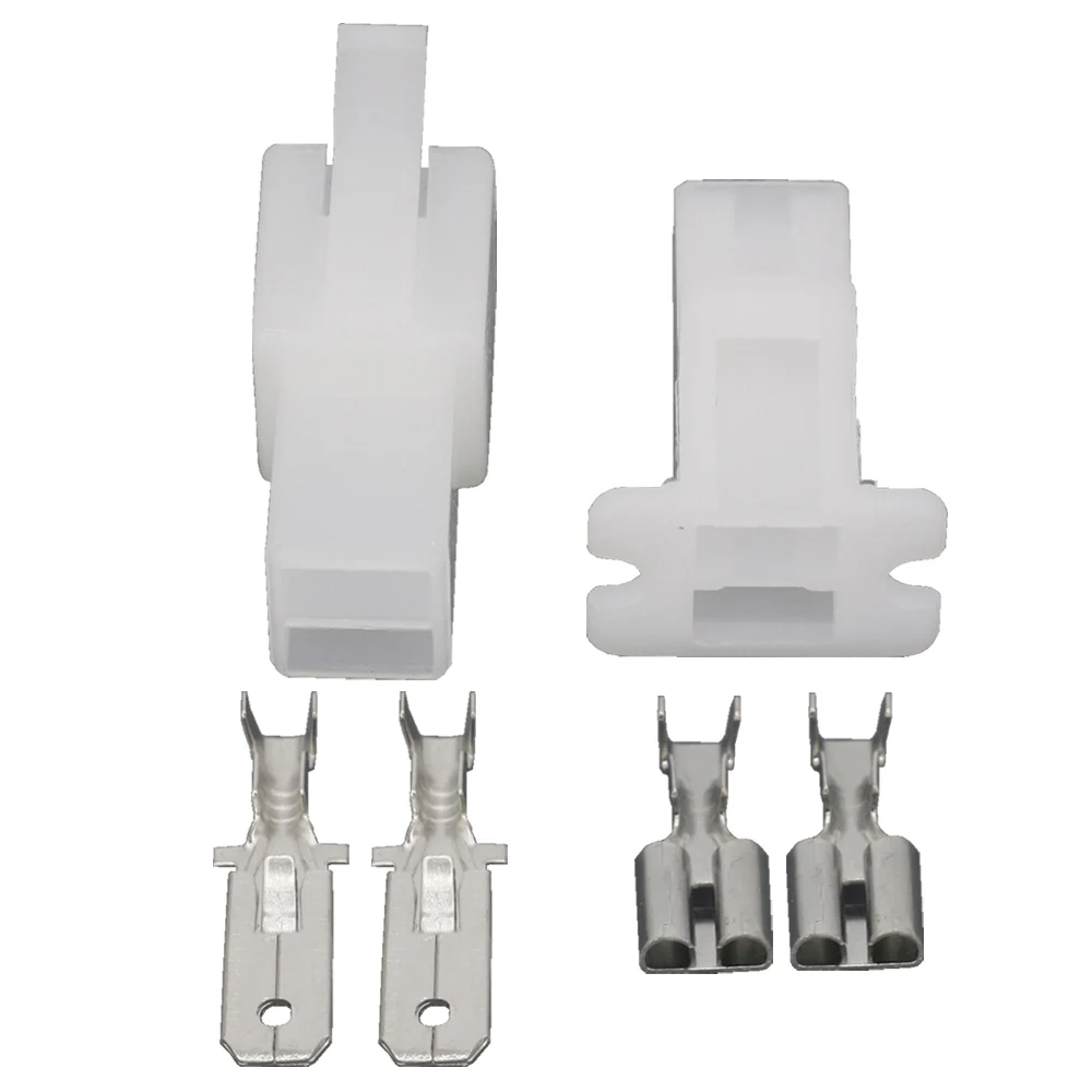 2 контактный автомобильный соединитель Автомобильный штекер с терминалом DJ70224 6.3