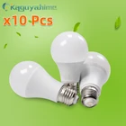 10 шт. =(K)= светодиодсветильник композитные алюминиесветодиодный лампы E27, E14, 3 Вт, 6 Вт, 9 Вт, 12 Вт, 15 Вт, 20 Вт, 220 В переменного тока