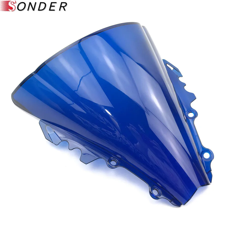 Ветровое стекло для мотоциклов Yamaha YZF600 YZF 600 R6 2006 2007 лобовое YZF-R6 06 07 двойной пузырь