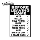 Автомобильная наклейка с временем скачка 13x4,6 см перед выходом из дома наклейки Предупреждение сигналом о выпуклости жилых прицепов водонепроницаемые виниловые автомобильные аксессуары