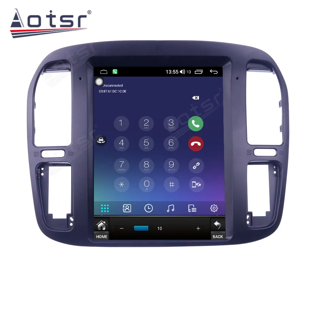 Автомобильный радиоприемник Tesla для Lexus LX470 2002-2007 Toyota Land Cruiser LC200 1992-2002 Android