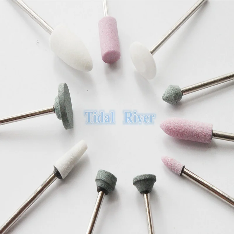 50/шт Стоматологическая полировальная дрель бура гравий керамический толстый