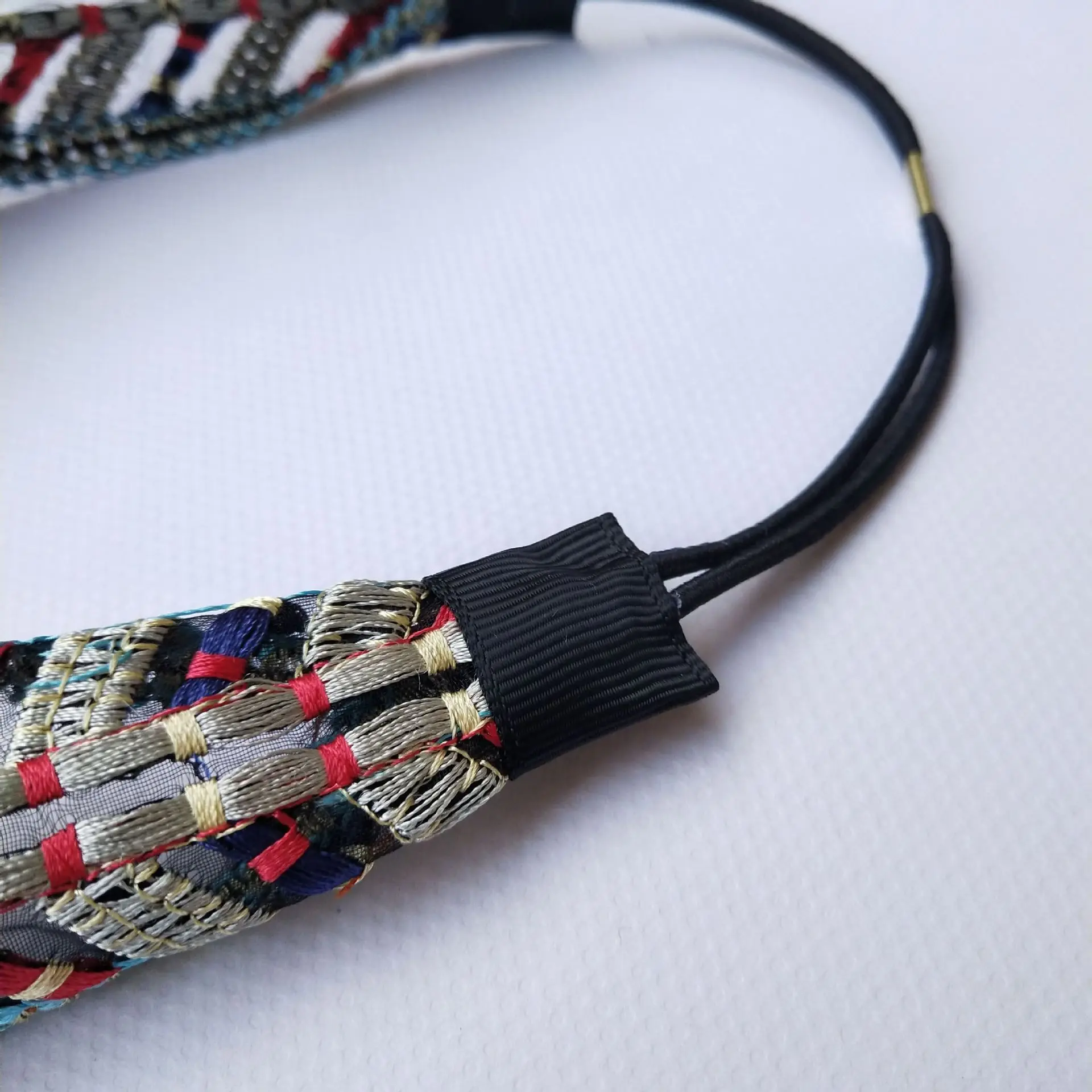 

Colorful Embroidery Knot Headbands For Women Hair Accessories Korea Headband for Girls Hairbands Geometry Head Wrap