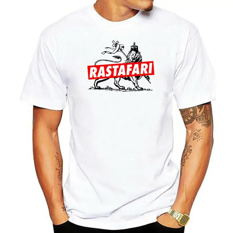 

Lion Of Judah Jah Rastafari Haile Selassie Reggae T Shirt Designing Summer Mens T-Shirt Comfortable Fitness Euro Size S-3xl