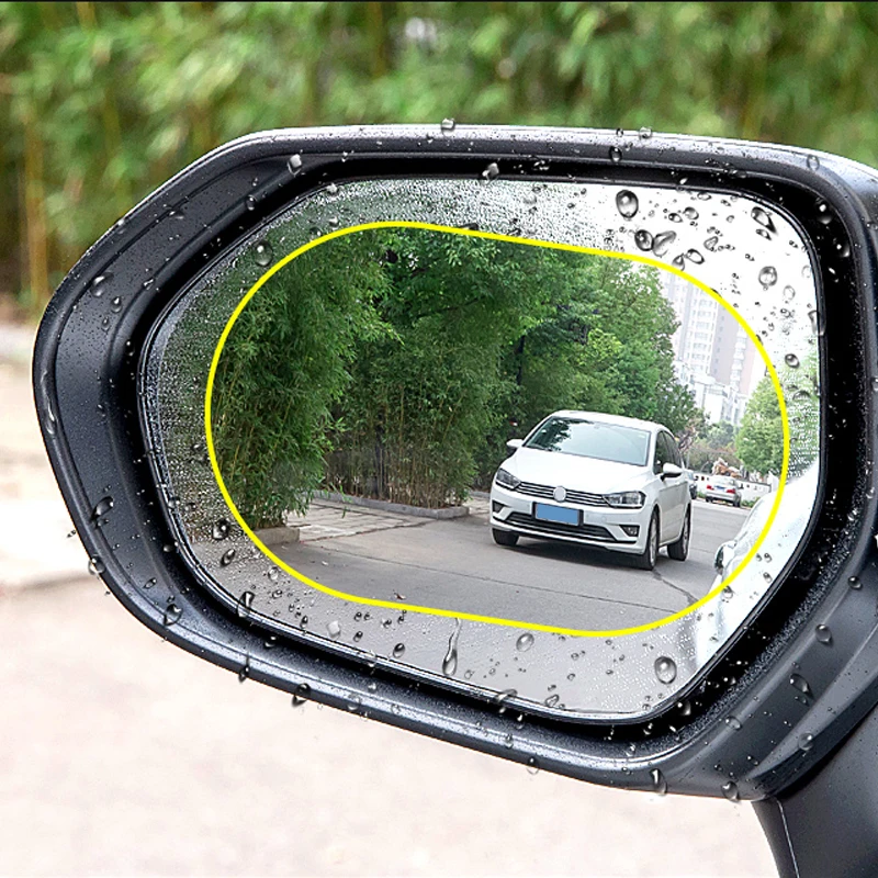 Car Rear Mirror Protective Film Window Anti Fog For Toyota RAV4 Land Cruiser Camry Highlander Prado Prius Yaris Corolla Vitz | Автомобили