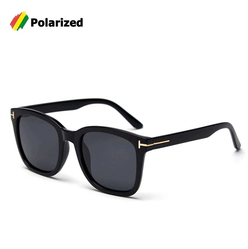 Мужские солнцезащитные очки в квадратной оправе JackJad модные металлической TR90 TR1754