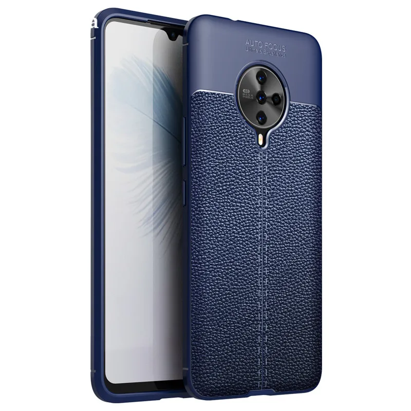 

Vivo S6 Phone Case For Vivo S6 Cover Leather ShockProof TPU Back Protective Case For Vivo S6 5G V1962A V1962BA Funda 6.44"
