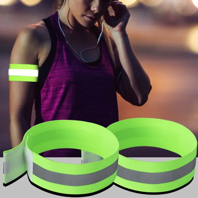 

OOTDTY Night Running Riding Warning Reflective Safety Straps Cycling Leggings Belt Dropshipping Fast Reach