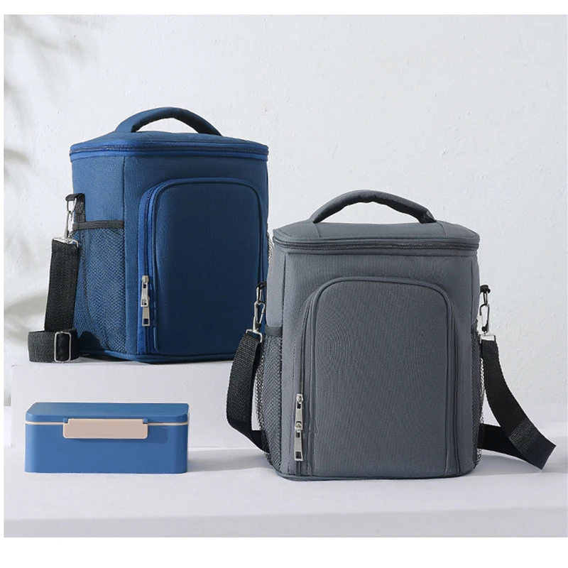 

Lunch Bag Large Capacity Plain Color Portable Thermal Cooler Bag For Food Famous Brand New Waterproof Thermal Cooler Insulated