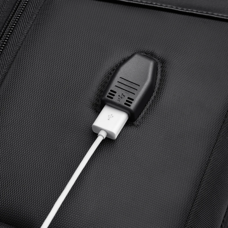 

Edison Men's Backpack Korean Version Of Casual USB Breathable Wear Business Laptop Backpack Travel Bag School Backpack Mochilas