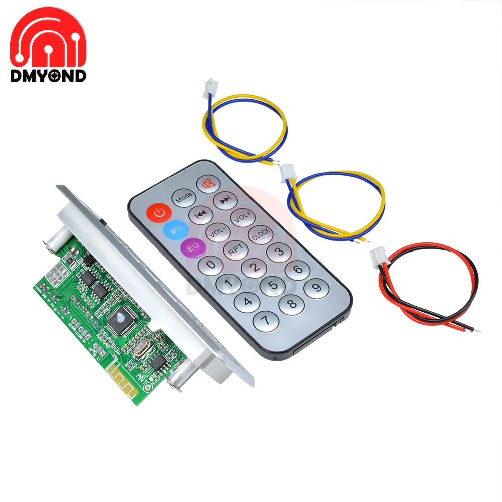 Мини MP3 плеер декодер плата Bluetooth аудио приемный модуль WAV u-диск TF карта USB с