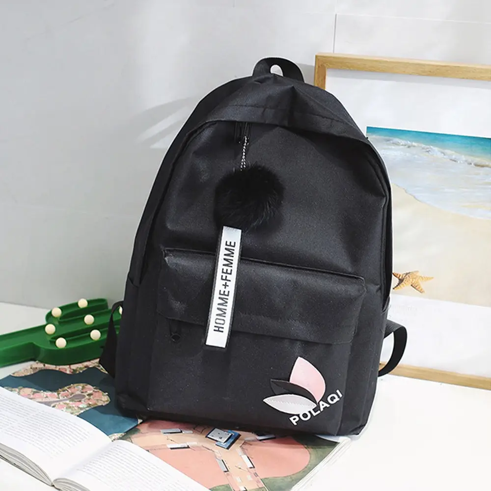 

High Quality Women's Canvas Backpack School Bag for Girls Rucksack New Design Backpacks School Bags Travel Bag Women