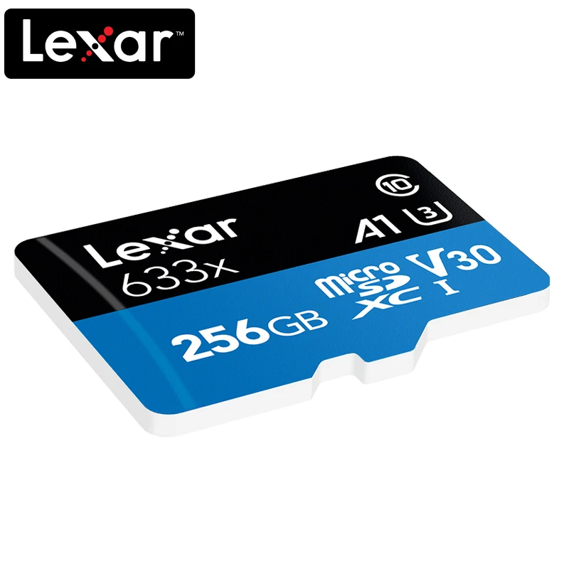 Карта памяти Lexar 128 ГБ Micro SD 32 256 высокая скорость до 95 м/с 64 класс 10 633x TF карта |