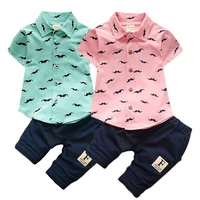 baby boy clothing sets bebe fashion t shirtsolid pants set summer kid outfit toddler children cotton tracksuit clothes