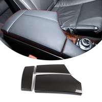 for bmw 5 series e60 e61 2004 2010 interior details abs carbon fiber central control armrest box protective cover accessories