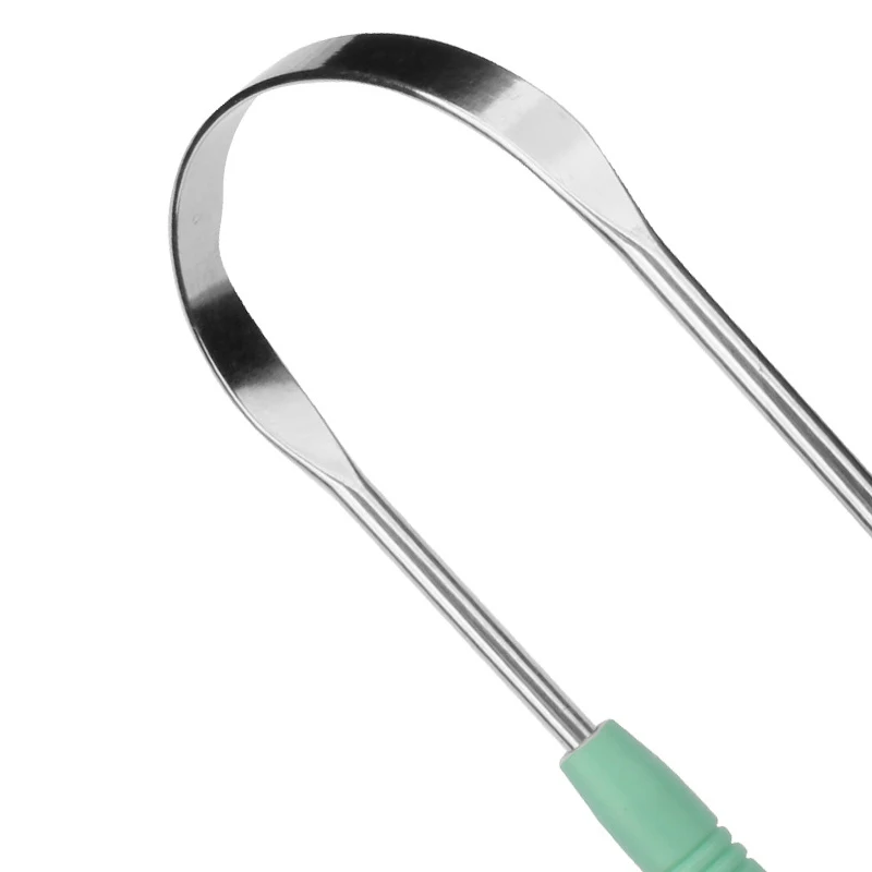 

1PCS Tongue Scraper Stainless Steel Oral Tongue Cleaner Brush Tongue Toothbrush Oral Hygiene High Quality Fresh Breath Tools RP