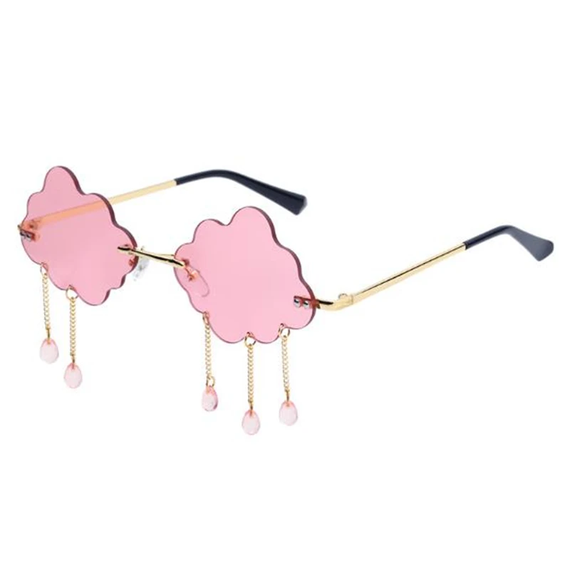 

New Retro Steampunk Sunglasses Fashion Rimless Party Funny Glasses Ladies Men's Punk COS Clothing Accessories