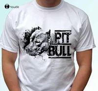 Men T Shirt Fashion Funny Clothing Casual Short Sleeve Pitbull - Dog T Shirt Pit Bull Top Tee Design - Mens Tee Shirt unisex