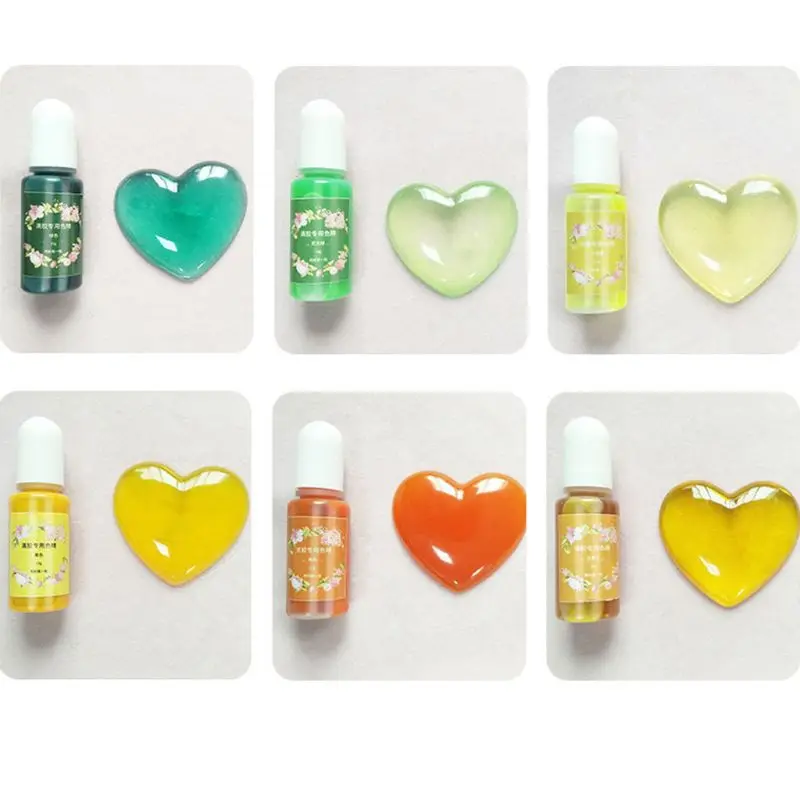 15 цветов пигмент из эпоксидной смолы краска Изготовление поделок своими руками |