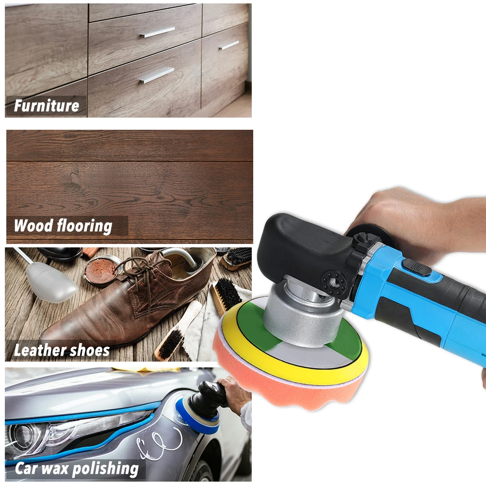 

New 22pcs/Set Car Polishing Pad 150mm Sponge Buffing Waxing Boat Car Polish Buffer Drill Wheel Polisher Removes Scratches