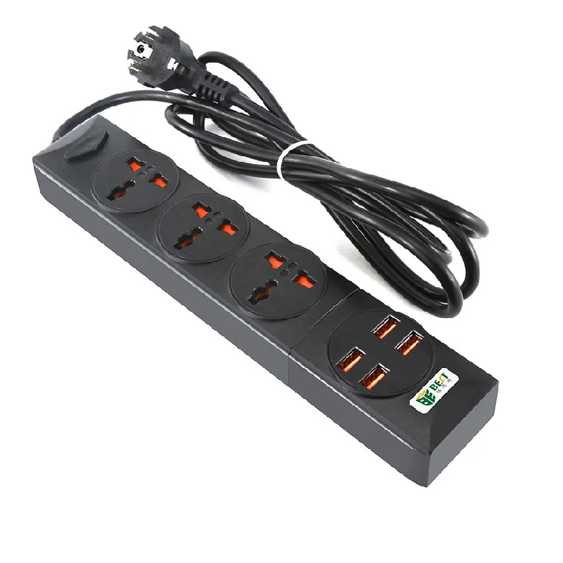 мощность полосы usb розетка Универсальная 3AC 4USB зарядное устройство порты для дома