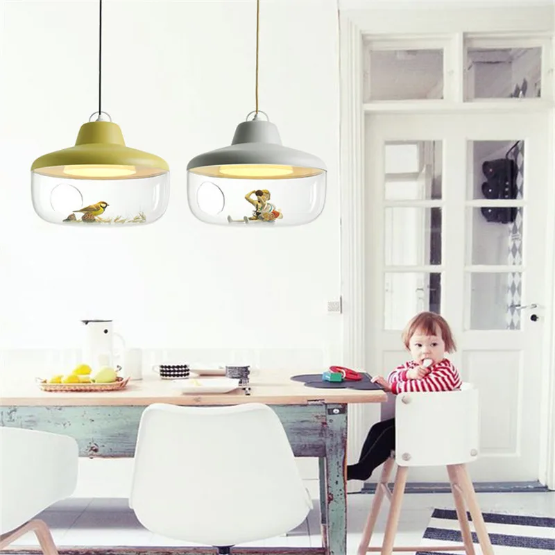 Винтажная люстра со стеклянным шариком рабочая освещение кухонные люстры