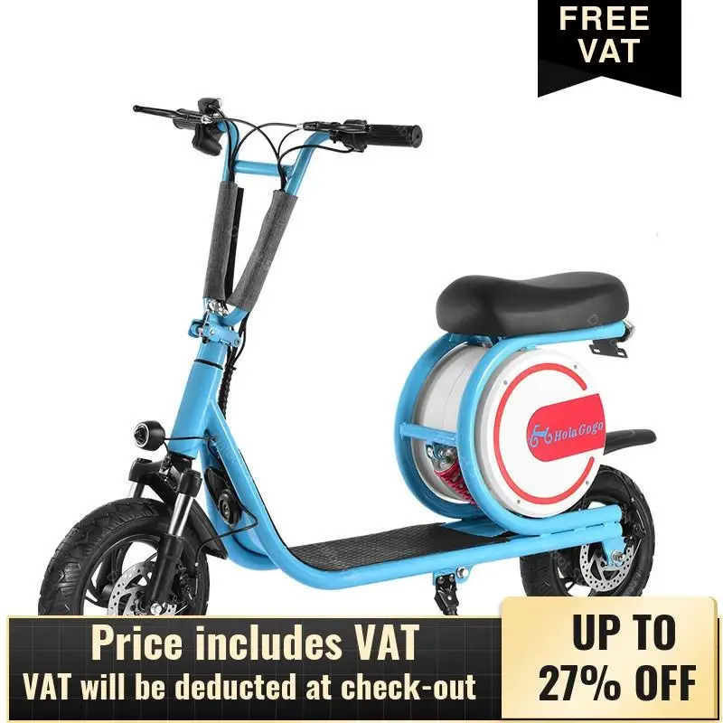 Электрический городской велосипед двухколесный электрический бесщеточный