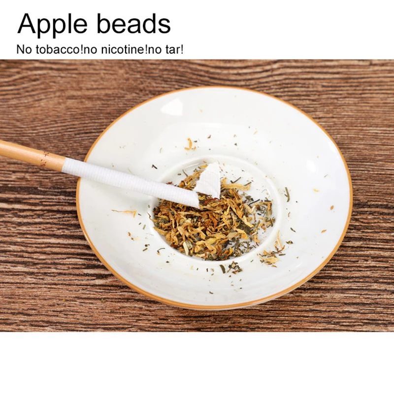 Новинка яблоко мята чайные сигареты травяные Mentha бросить курить фрукты вишня