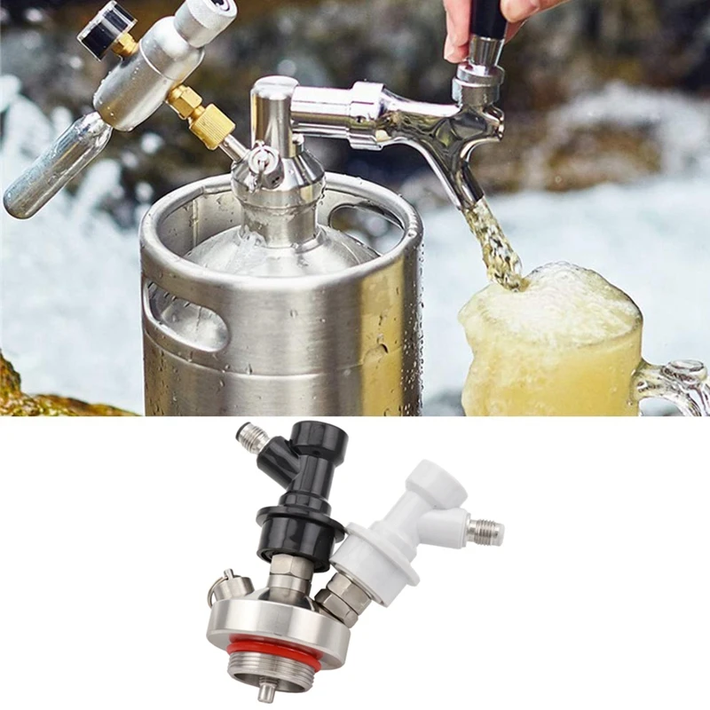 304 нержавеющая сталь мини-бочонок диспенсер копье с шариковым замком и 50 см шланг