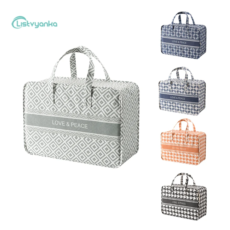 

Clothes Organizer Quilt Storage Bag Travel Bag Organizer Large Capacity Household Bedroom Organizer Foldable Shopping Bag